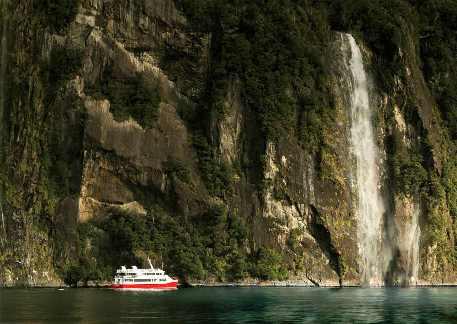 Milford Sound Waterfalls image