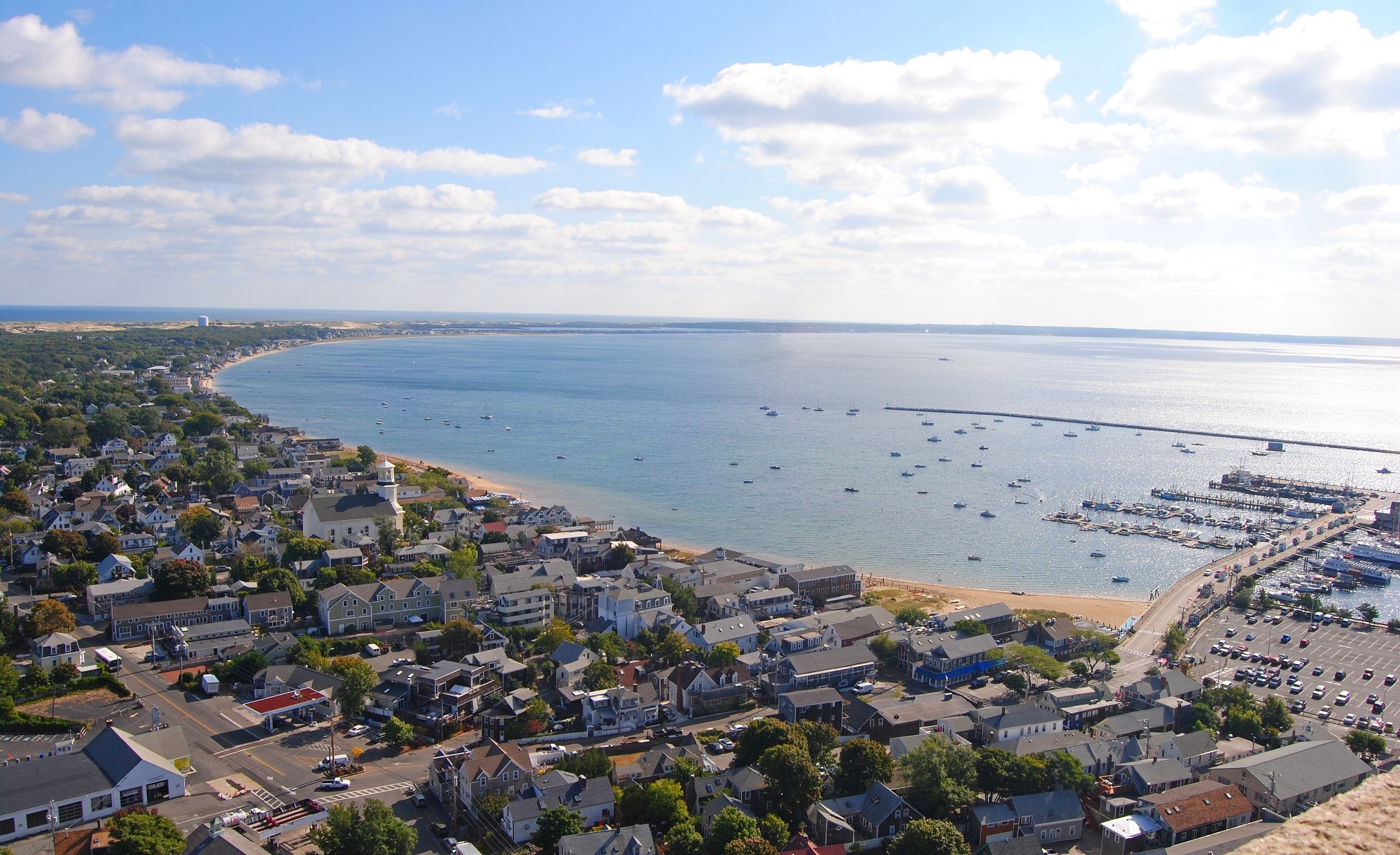 View over Provincetown, Massachusetts image