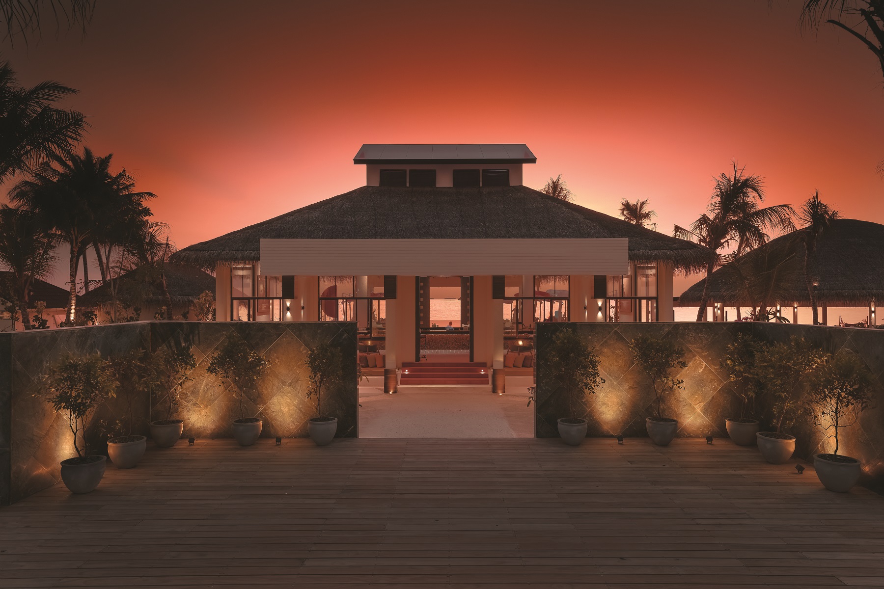 Swing Bar Entrance at Sunset